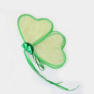 Nouveaux accessoires de maquillage pour fête de remise de diplôme du Ramadan, trèfle irlandais vert porte-bonheur, ailes de fée, ailes d'ange en maille, personnalisables pour enfants - Product Image 3