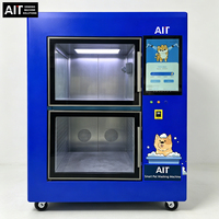 Machine de lavage de chiens en libre-service AIT avec écran tactile, station de bain pour animaux, système de paiement par pièces/cartes, compatible SDK, galvanisée
