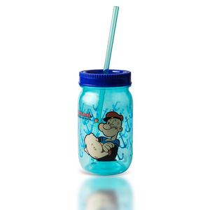 Verres à boire Mason Jar Koi 16 oz avec couvercle, style ancien, pour café glacé, smoothies, thé glacé, limonade, pot à bonbons - Product Image 4