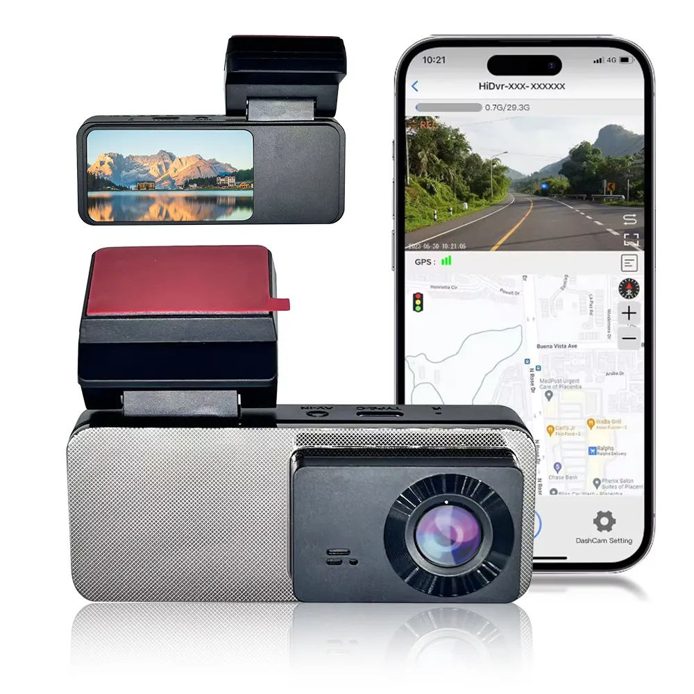 E-Too Factory Wifi Dashcam 4K Wifi Gps Boîte noire de voiture Écran tactile Dashcam 24 uur Opname Auto 2K Caméra de tableau de bord pour voiture 4K