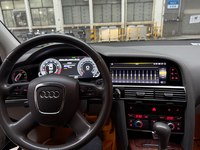 Autoradio Android 22,8 pouces avec Carplay pour Audi A6 2005-2012, double écran, autoradio + compteur de vitesse numérique, GPS