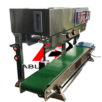 Machine d'impression de date et de numéro de lot avec scelleuse à bande continue et comptage automatique pour l'emballage de sacs en plastique alimentaire