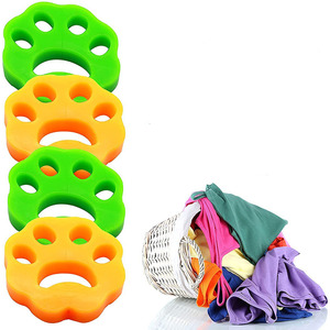 4 Stuks Set Bont Reinigingsgereedschap Siliconen Haar Vanger Hond Kat Bontverwijderaar Voor Wasgoed - Product Image 4