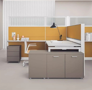 Tùy chỉnh hiện đại mở không gian làm việc Modular coworking nhân viên văn phòng làm việc trạm văn phòng cubicle Máy Trạm trung tâm cuộc gọi với ngăn kéo - Product Image 5