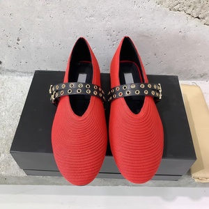Zapatos Planos <span class=keywords><strong>de</strong></span> Diseño <span class=keywords><strong>de</strong></span> Lujo <span class=keywords><strong>para</strong></span> Mujer, Estilo Mary Jane, Tejidos, con Punta Redonda, Correa <span class=keywords><strong>de</strong></span> Cuero Genuino, Zapatos <span class=keywords><strong>de</strong></span> Bailarina, <span class=keywords><strong>de</strong></span> Piel <span class=keywords><strong>de</strong></span> Oveja - Product Image 3