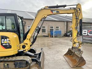 Excavadora Usada de Buen Rendimiento Juefu, Mini Excavadora Caterpillar Cat 305.5e2 de Segunda Mano, Máquina Excavadora Cat - Product Image 2