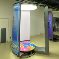 Escáner 3D HD Astermon ASTM-R106 7S con Rotación de 360°, Cámaras Rotatorias de Columna Única, 6 Cámaras, Luces LED, Cabina de Fotos de Alta Calidad