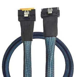 Pcie 4.0 Slimsas 8I 24G 0.6M Lp Sff-8654 Server High-Speed Connection <b>Cable</b> Nickel Plated Tinned Copper Braid Shielding - Product Image 1
