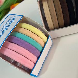 <span class=keywords><strong>2022</strong></span> vente chaude nouvelle <span class=keywords><strong>couleur</strong></span> Macarone haute élastique <span class=keywords><strong>cheveux</strong></span> corde Simple bande de cuir reliure <span class=keywords><strong>cheveux</strong></span> boîte haut de gamme tête corde - Product Image 2