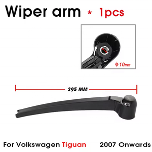 Accessoires automobiles : Balai d'<span class=keywords><strong>essuie</strong></span>-<span class=keywords><strong>glace</strong></span> arrière 350 mm + Bras 295 mm pour Volkswagen <span class=keywords><strong>Tiguan</strong></span> 2007 et modèles suivants - Product Image 4