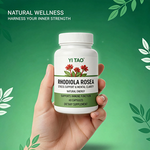 Capsules d'énergie naturelle à base de Rhodiola : Soulage le stress, améliore la concentration, vous garde en pleine forme tout au long de la journée - Product Image 4