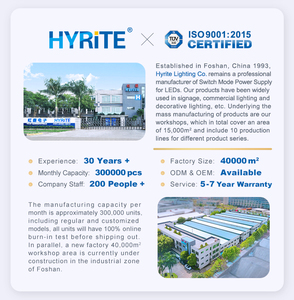 Hyrite 10-1000W AC-DC Waterproof IP67 <b>Switching</b> LED Power Supply 110V/220V CE Certified Flood <b>Light</b> Driver - Product Image 5