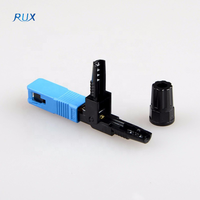 Conector Rápido de Fibra Óptica FTTX FTTH de Alta Calidad, Conector Óptico SC UPC APC SC PC