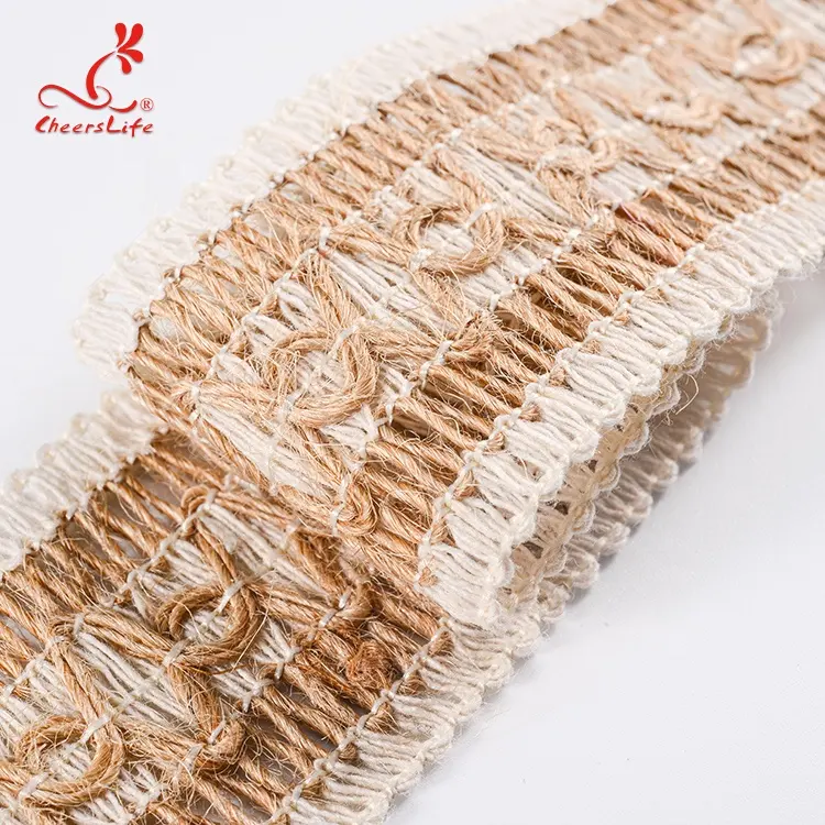 Jute Gurtband Klebeband Hanf Baumwolle Lace Trim Ribbon für Diy Craft Creation