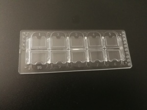 Lames de comptage cytologique de sédiments urinaires à 10 compartiments avec <span class=keywords><strong>grille</strong></span> cubique pour analyse microscopique, 100 lames/paquet - Product Image 4