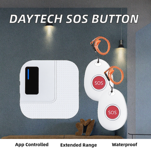 ปุ่ม SOS แบบพกพา <span class=keywords><strong>Daytech</strong></span> ABS WiFi พร้อมแอป Tuya สำหรับผู้ดูแลผู้สูงอายุ ระยะ 100 ม. รุ่น TY01-BT003 - Product Image 2