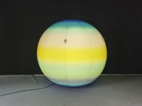 Décorations de Noël sur le thème de l'espace : Grands modèles de planètes gonflables avec souffleur, en PVC Oxford, style boule, petites décorations de planètes