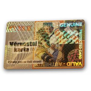 การรักษาความปลอดภัยที่กำหนดเองโปร่งใสบัตรประจำตัวประชาชนสติกเกอร์โฮโลแกรม - Product Image 6