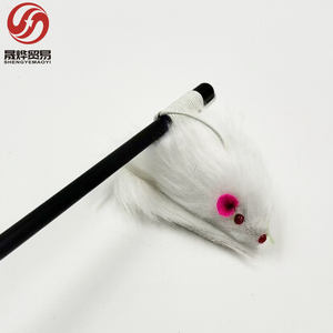 Üretici tedarik interaktif kedi oyuncaklar peluş simülasyon fare kedi oyuncak ve kapalı kediler oynamak için peluş kedi Teaser değnek - Product Image 6