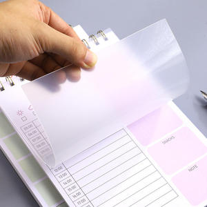 Cuaderno Espiral A5 Personalizado para Planificación Diaria, <span class=keywords><strong>Diario</strong></span> con Notas Adhesivas de PP, Libro de Gestión del Tiempo, Manual de Eficiencia para Mejorar - Product Image 3