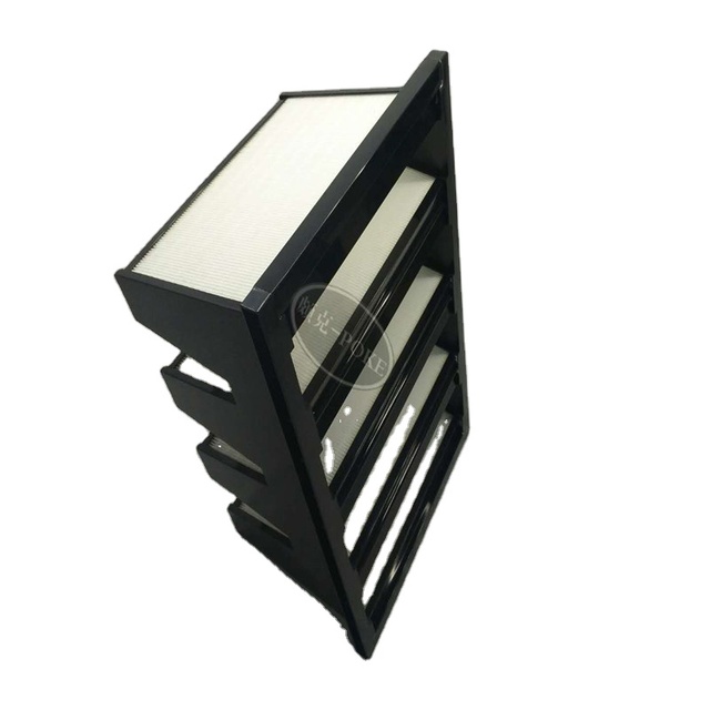 POKE HF1047A New 99.99% Glass Fiber Mini Fold Separator 0.3 Micron F8 H10 H11 H12 H13 H14 Air Filter Element