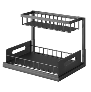 New Design Muti-functional Under Sink Organizer With Sliding For Kitchen Sink Organizer Storage Rack