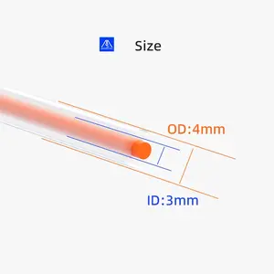 Tubo de PTFE de Alta Transparencia Mellow ID3mm OD4mm Teflonto MMU2.0 para Extrusora Bowden <span class=keywords><strong>Prusa</strong></span> I3 <span class=keywords><strong>Mk3</strong></span> Ender-3 Mk8 Filamento de 1.75mm - Product Image 4