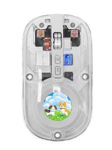 Nouvelle <span class=keywords><strong>souris</strong></span> cadeau portable rechargeable 2.4G BT bouton ergonomique en métal et silencieux sans fil avec coque amovible MW-002RM - Product Image 6
