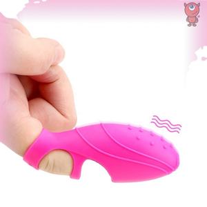 Juguetes sexuales TPE para hombres, vibrador de dedo, manga de punto G, juego previo para huevo y anillo vibrador, dedo de masaje para un placer mejorado - Product Image 3