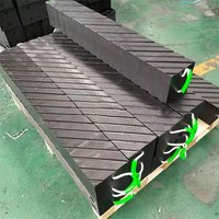 Plaques de stabilisation antidérapantes en UHMWPE pour grue, résistantes aux intempéries, pour opérations de levage en extérieur