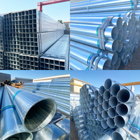 Tubería de Acero Galvanizado de 1.25-4 Pulgadas ASTM A53 Q235 Soldada para Agua, Gas y Construcción