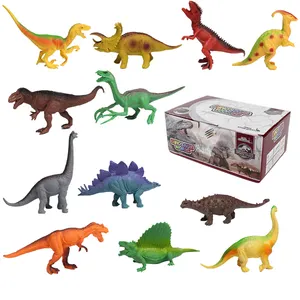 juguetes natural science box packaging PVC figure set plastic dinosaur for 2021 kids indoor play gift