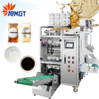 Machine d'emballage multi-lignes pour liquide sachet,10ml vinaigre,sauce soja,huile pimentée,miel,confiture,jus,lait,remplissage