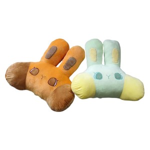 Almohada de Peluche de Conejo de Orejas Grandes para Siesta, Diseño de Dibujos Animados, Cojín de Soporte Lumbar para Hogar y Oficina, para Estar Sentado por Largos Periodos - Product Image 5