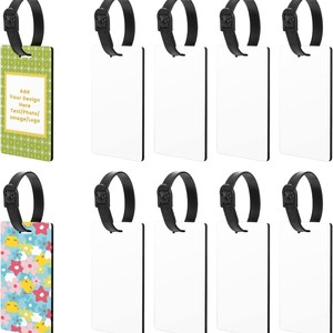 Hai Mặt MDF trắng trống hành lý tag Double-Tier chuyển nhiệt cho kinh doanh Quà tặng khuyến mãi - Product Image 5