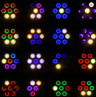 Lumière de scène intelligente à 7 LED, matrice de stroboscope, éclairage de fond à pixels COB 7x50W, contrôle DMX512, indice de protection IP33, pour mariage et fête
