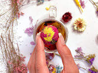 Assortiment de tubes de fleurs, 8 pièces, parfums naturels personnalisés, cadeaux artisanaux, assortiment de 46 sortes de boules de thé bio séchées, Rose, Hibiscus et jasmin