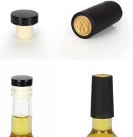 Bouteille de vin rouge en verre transparent en promotion, bouteille de vin vide avec bouchon en liège / bouchon à vis, bouteille en verre pour vin