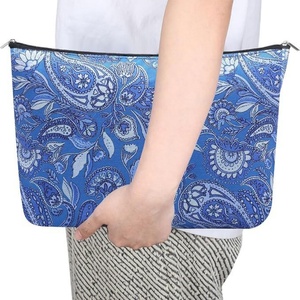 Sac en polyester portable grande capacité à motif de tuiles de mahjong, idéal pour le rangement de cosmétiques et de tuiles de jeu de casino – Nouveauté très prisée - Product Image 3