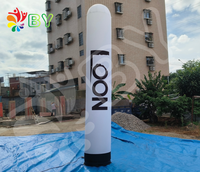 Colonne d'éclairage LED gonflable Tube gonflable géant pour fête