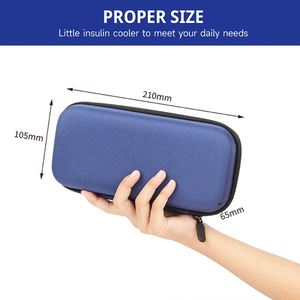 Étui de transport isotherme pour insuline, très populaire, organisateur diabétique isolé, portable et durable pour stylo à insuline et 3 blocs de glace. - Product Image 4