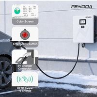 Nuevo Cargador Rápido de CC de 30kW Penoda, Modular, OEM, ODM, EVSE Comercial, Red Inteligente Integrada, CCS1, CCS2, Ev, NACS, GBT, Fleet