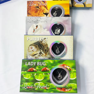 Muses Jewels Kits de perles d'huître d'eau douce naturelles de qualité AAA, forme riz 6mm, en boîte de conserve, pour collier cage de lion, coffret cadeau, bijoux DIY - Product Image 2