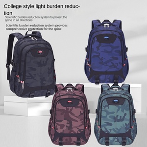 Nueva Mochila Escolar de Camuflaje <span class=keywords><strong>Oxford</strong></span> para Estudiantes de Secundaria, 20-35L, Transpirable, con Correa de Hombro Curva, para Uso Diario - Product Image 3