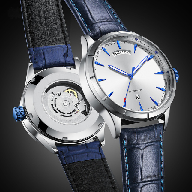 Men's Automatic Mechanical Watch Wholesale Custom Business Luxury Official Style High Quality Men's Wristwatch