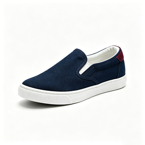 2026 New Summer Low-Top Casual Vulcanized Sneakers Custom Logo Fashion Loafer Footwear <strong>Men</strong> <strong>Canvas</strong> <strong>Slip</strong>-<strong>On</strong> <strong>Shoes</strong> - Product Image 4