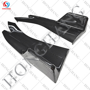 Honghang PP plastique Kit de carrosserie coin arrière pour universel Type D pare-chocs arrière <span class=keywords><strong>garde</strong></span> coin couverture 2 pièces Auto accessoires - Product Image 6