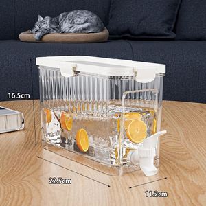 Distributeur de boissons manuel personnalisé pour réfrigérateur, robinet en plastique pour jus, bière et autres boissons, idéal pour la cuisine, boîtes et bacs de rangement - Product Image 2