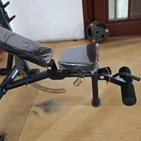 XOYOOU Banc de musculation réglable commercial, banc de musculation rétractable, banc de musculation réglable inclinable/déclinable/plat