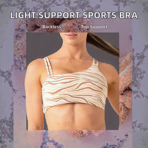 Soutien-gorge de sport réversible respirant à maintien élevé pour usage quotidien, sans armatures, sans coutures, avec fermeture avant, idéal pour le yoga et les loisirs. - Product Image 2
